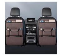 XINYUNFEI Organizzatore per Sedili Auto per Chrysler 200 Cabriolet 2011-2014, Organizer Bambino per Sedile AUT, lipermeabile Sedile Auto Organizzatori,Molto Spazio di archiviazione(Brown,Two)