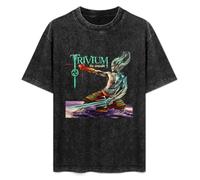 XINZAI Men's Trivium *The Crusade Printed Pullover Hoodies Long Sleeve Hooded Sweatshirt T-Shirt Black 3XL