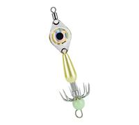 XIOANG Gancio per polpi con Luce Fish Eye a LED in Acciaio, Yellow