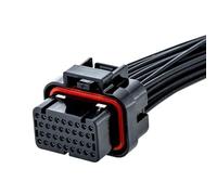 XIOKLM 1/5/10 / AMP 26 34 Pin Cablaggio for auto Impermeabile Maschio Femmina Spina Bend Ago 3 4 Slot for scheda 3-1437290-7 3-1437290-8(34p 4-1437290-0,5 sets)