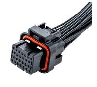 XIOKLM 1/5/10 / AMP 26 34 Pin Cablaggio for auto Impermeabile Maschio Femmina Spina Bend Ago 3 4 Slot for scheda 3-1437290-7 3-1437290-8(26p 3-1437290-8,5 sets)