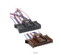 XIOKLM 1/5 / 12 Pin Custodia In Plastica Spina 12p FCI Cablaggio 211 PC122S0017 211PC122S0017 Con 15 Cm 18awg Treccia(12p female A B,1 set)