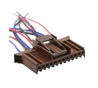 XIOKLM 1/5 / 12 Pin Custodia In Plastica Spina 12p FCI Cablaggio 211 PC122S0017 211PC122S0017 Con 15 Cm 18awg Treccia(12p female B,1 set)