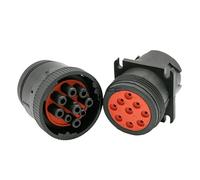 XIOKLM 1/9 Pin HD16-9-1939S HD10-9-1939P Strumento diagnostico automatico Connettore maschio femmina aviazione circolare pista J1939(9P Female Male,5 Sets)