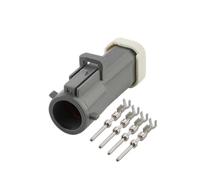 XIOKLM 1 / prese impermeabili automobili a 4 fori con connettore cavo elettrico automatico avviamento adattatore sigillato auto terminale(MALE,1 SETS)