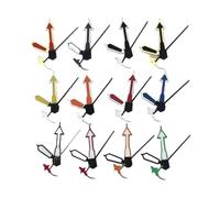 XIOKLM 1 pz 12.5mm NH35 Lancette Verde Rosso Argento Oro Blu Arancione dell'orologio C3 Luminoso for NH35/NH36/4R/7S Movimento Orologi Puntatori(213N)