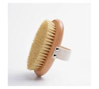 XIOKLM 100% Naturale Vegan Sisal Setola Esfoliante Spazzola di Bambù Manico In Legno di Bambù Doccia Pelle Secca Bagno Strumenti