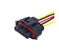 XIOKLM 2 3 4 5 6Pin .5MM Auto Iniettore Impermeabile Connettore Elettronico Cablaggio Sensore Spina Femmina 1928404627 1928403698(5P Wire Harness,1 Pc)