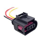 XIOKLM 2 3 4Pin .5MM Bobina/accensione automobilistica Connettore femmina Spina for cablaggio con cavo Compatibile A4 A6 4D0971992(3P Wire Harness,1 Pc)