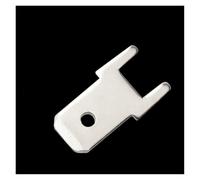 XIOKLM 20/50/100/Pz 2.8 4. 6.3 MILLIMETRI Ottone Stagnato Inserti Spina Circuito/Saldatura Terminall PCB Lug Spessore(610-4.8X12x0.5mm,100 Pcs)