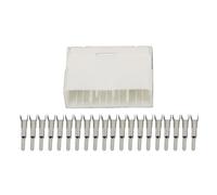 XIOKLM 20 Pin Bianco Piastra/Saldatura in Plastica Connettore Scheda PCB Ago Piegato con Terminale DJ7201-1.8-11/21 20P(Male Plug,10 Sets)