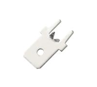 XIOKLM 20 pz inserti spina terminale a molla PCB capocorda a saldare tipo spessore 0,8 mm due gambe maschio foglio/saldatura DJ6111-6.3(100 pcs)