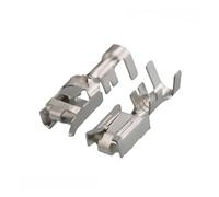 XIOKLM 20 pz Terminale a crimpare for cavo automobilistico 6.3 MM Pin femmina 630 Serie Ventola Connettore automatico DJ629-E6.3B G221(100 Pcs)