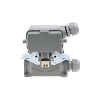 XIOKLM Connettore rettangolare resistente He-10-5-10 10 Core Espulsione Laterale Base Copertura Alta Base Copertura Spina Aviazione 16A (10High Base Side Out)