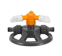 XIOKLM Irrigatore rotante automatico a 360° for giardino, prato, aiuola, ugello regolabile, irrigazione a risparmio idrico for orto e cortile(2 Nipples)