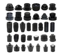 XIOKLM Piastra/copertura del motore dell'auto, porta bagagliaio, paraurti, elastico, cuscino ammortizzante, smorzamento, portellone, guarnizione anti-collisione(2Pcs-M1512)