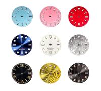 XIOKLM Quadrante dell'orologio con data di diametro 28,5 luminoso adatto for parti accessori movimento NH35 / NH36(64 Green)