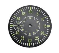 XIOKLM Quadrante dell'orologio da 38,5 mm con lancette verdi luminose for movimento automatico dei volti ETA 6497 ST3600(Dial)