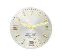 XIOKLM Quadrante dell'orologio NH35 NH36 da 29 mm con lancette luminose nere bianche blu quadranti movimento automatico parte(Dial with Hands 3)
