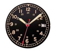 XIOKLM Quadrante dell'orologio quadrante for NH35 NH36 orologi automatici da uomo sostituzioni quadranti salmone bianco nero finestra della data(Black-2 set-3H date)
