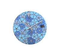XIOKLM Quadrante for orologio floreale da 28,5 mm con diamanti e lancette in argento quadranti meccanici luminosi verdi for movimento NH35 NH36(Blue N 626-1 hands)