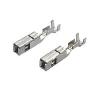 XIOKLM Terminale a crimpare in ottone da 20 pezzi G342 FCI 2.8MM Pin grandi/Connettore automobilistico 211PC249S8005 211 PC249S8005(100 Pcs)