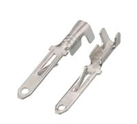 XIOKLM Terminale/cablaggio automatico da 50/50/100/200 pezzi 2,8 mm connettore a crimpare terminali ricambio stagnati allentati 1500-0071 DJ611-2.8×0.5A(50 pcs)