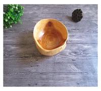 XIOKLM Vassoio per frutta in legno naturale fatto a mano, ciotola irregolare per la casa, snack, sushi, pane, dessert, caramelle, insalata, decorazione per la casa (20-24 cm)
