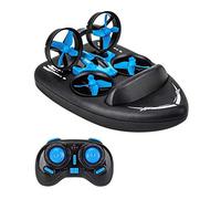 XIONGDA Rc Quadcopter 3-in-1 Telecomando Drone Anfibio Hovercraft 3D Flip Speed Adjustment Giocattolo Intelligente Creativo Miglior Regalo di Compleanno per Adulti e Bambini