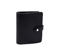 XiowDow Raccoglitore per fogli sfusi formato A7, in pelle PU, con mini organizer tascabile, con chiusura a scatto per borsa, formato A7, buste per contanti per budget