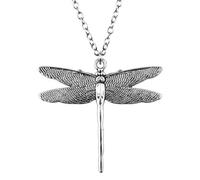 XIPIEIO Collana di Tendenza della Moda da Uomo Colori Collana con Ciondolo a Forma di Libellula per Donna Uomo Collana a Catena Lunga Accessori di Gioielli Regalo Personalizzato