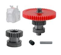 xirbbo Neptune 4 Upgrade Integrated Dual Gear - Kit di ingranaggi di ricambio con nano-rivestimento: ingranaggio elicoidale in acciaio temprato, accessorio per stampante 3D originale per estrusore Hot