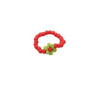 XIRUIFI Grazioso braccialetto con perline a forma di margherita, da donna, alla moda, bohémien, colorato, con charm elasticizzato, regalo per feste, Misura unica, Agata