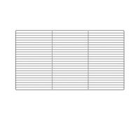 XIRUIFI Griglia quadrata per barbecue, griglia quadrata per barbecue, griglia in acciaio inox a rete per cottura al forno con telaio di raffreddamento per il fuoco (60 x 26 cm)