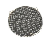 XIRUIFI Griglia rotonda in acciaio inox 304 con piede per barbecue, barbecue, griglia di raffreddamento a vapore, griglia per cottura a vapore, rete metallica per campeggio all'aperto (35 cm)