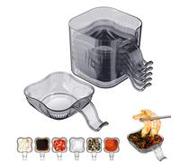 xiruiubao Ciotole Aperitivo,Antipastiera Aperitivo Moderno Set di 7 Pezzi con 6 Ciotole per Salsa di Soia e 1 Scatola per La Conservazione,Ciotoline Monoporzione per Immersioni, Marmellate e Spuntini