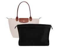 xiruiubao Organizer Borsa Donna,Organizer per Borse,Organizzatore Borsa,Borsa Organizer con Comparti Multipli,Resistente All'abrasione e Traspirante,Grande Capacità (Nero,Medio)
