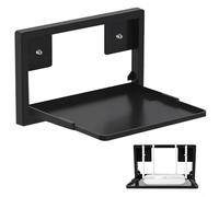 xiruiubao Supporto Router Muro, Porta Modem da Parete, Regolabile Porta Router da Parete, Universale Mensola da Muro per Proiettore, WiFi, Console di Gioco, Box TV(28x22cm, Nero)