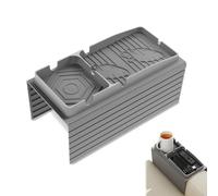 xiruiubao Vassoio da Divano, Organizer per Bracciolo Divano, Antiscivolo Portaoggetti per Bracciolo del Divani in Silicone, Organizer Braccioli per Telefono, Libri, Riviste, Telecomando (Grigio)