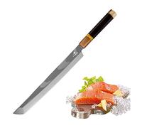 XIRUJNFD 11 inch Japanese Knife Filleting Sushi Knives 33 Layer Damascus Steel Sushi Knife Japanese Chef Knife Sharp Slicing Cleaver Salmon Fish Knife
