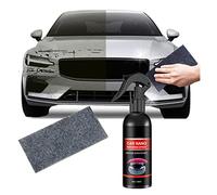 XIRUJNFD Car Scratch Repair Nano Spray, Nano Sparkle Cloth for Car Scratches, Car Nano Repairing Spray, Car Scratch Remover, Nano Car Scratch Removal Spray, Nano Spray for Cars (2Pcs 120ML)