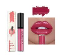 XIRUJNFD Cream Texture Lipstick Waterproof, Long Lasting Moist Lip Gloss Plumper Liquid Lipstick, Waterproof Lipstick (6)