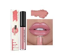 XIRUJNFD Cream Texture Lipstick Waterproof, Long Lasting Moist Lip Gloss Plumper Liquid Lipstick, Waterproof Lipstick (3)