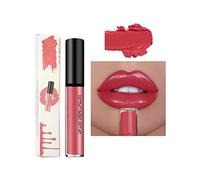 XIRUJNFD Cream Texture Lipstick Waterproof, Long Lasting Moist Lip Gloss Plumper Liquid Lipstick, Waterproof Lipstick (1)