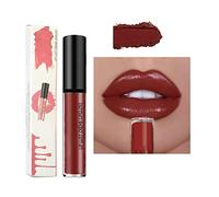 XIRUJNFD Crema Consistenza Labbra Resistente all'Acqua, Lucidalabbra Idratante Lunga Durata, Volumizzatore Liquido (9)