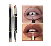 XIRUJNFD Set di Rossetto e Matita per Labbra a Doppia Testa, 16 Colori, Lunga Durata 24 Ore, Impermeabile, Opaco (#3)