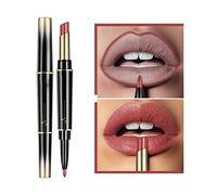 XIRUJNFD Set di Rossetto e Matita per Labbra a Doppia Testa, 16 Colori, Lunga Durata 24 Ore, Impermeabile, Opaco (#2)