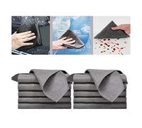 XIRUJNFD Thickened Magic Cleaning Cloth, Magic Cleaning Cloths for Glass, Lint Free Cloth, Reusable Streak Free Microfiber Cloth for Cleaning Windows Cars Kitchen (30x30cm,10Pcs)