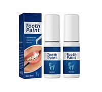 XIRUJNFD Tooth Paint, Teeth Whitening Paint, Teeth Whitening Gel, Teeth Stain Remover, Instant Whitening Paint for Teeth (2Pcs)