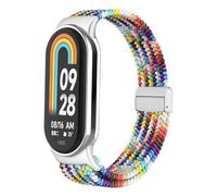 Xisair Cinturini di Ricambio Compatibile con Xiaomi Band 8/9/10 Cinturino in Nylon, Traspirante Leggero Asciugatura Rapida Intrecciato Bracciale per Miband 10/9 / 8, Fibbia Magnetica